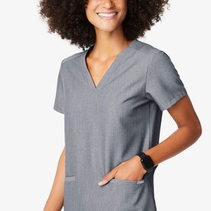 Figs Women's Casma scrub top Graphite, XL